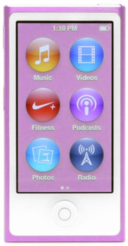 Apple iPod Nano 7th Generation 16GB - Purple, C